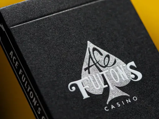 To celebrate the Tenth anniversary of the release of Ace Fulton's playing cards we've teamed up with Brad Fulton once again to offer a set of three commemorative decks in Black, Orange and Brown. Each