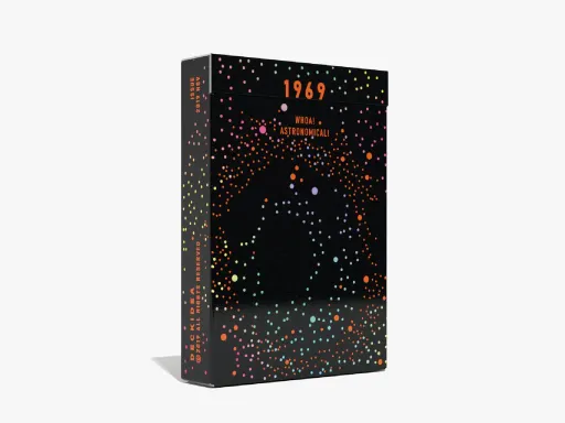 1969 (Black) Playing Cards by DeckIdea were created to celebrate the 50th anniversary of the iconic Moon Landing.Every court card represents a planet/satellite in our solar system.Premium foil tuck box.Printed by Cartamundi on their renowned