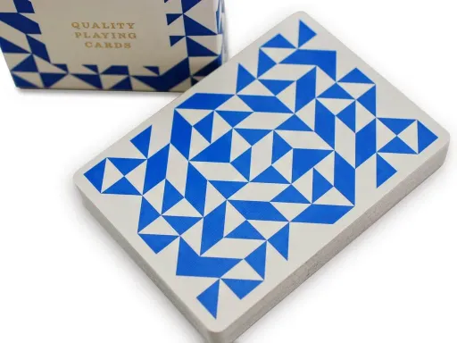 Produced by Theory11, this deck has at its core the historic 5th &amp; Laurel building, located in San Diego. Made of soft - yet sturdy - off-white stock, the tuck case boasts letter-pressed cobalt blue