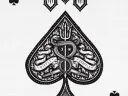 666 Cobalt Blue Playing Cards Thumbnail 11