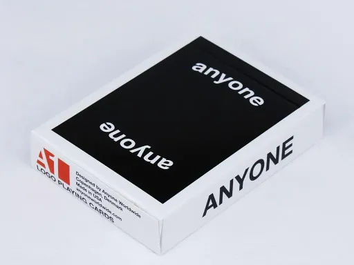 Anyone Worldwide, founded in 2017 by Cardistry enthusiasts Tobias Levin and Nikolaj Honoré, has quickly become a world-renowned name in the Cardistry industry. The Anyone Worldwide Black OG Logo deck is printed on crushed stock,