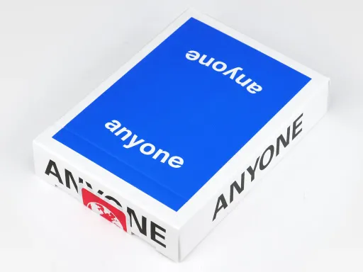 Anyone Worldwide, founded in 2017 by Cardistry enthusiasts Tobias Levin and Nikolaj Honoré, has rapidly become a world-renowned name in the Cardistry industry. The Anyone Worldwide Blue OG Logo deck is printed on crushed stock,