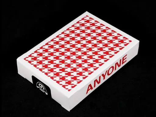 Red Houndstooth by Anyone Worldwide is a limited edition release of only 1000 decks. The striking red and white pattern creates amazing Cardistry visuals and captivating Magic performances. The Houndstooth pattern continues onto the court