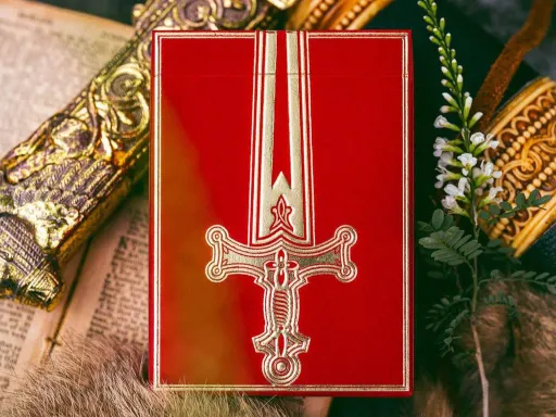 The Arthurian - Holy Grail Edition is probably one of the most beautiful and luxurious playing card deck ever created. Jackson Robinson's original and legendary Arthurian Playing Cards are back and are up to date