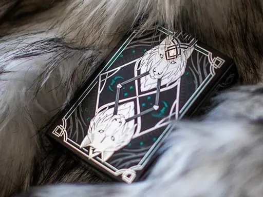 Designed by Steve Minty, Ascension Playing Cards are inspired by a tv show you all know and love that revolves around two rival families, one with a Wolf Sigil and the other with a Lion