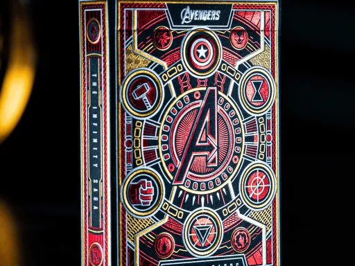 Avengers Playing Cards - Red Edition Thumbnail 1