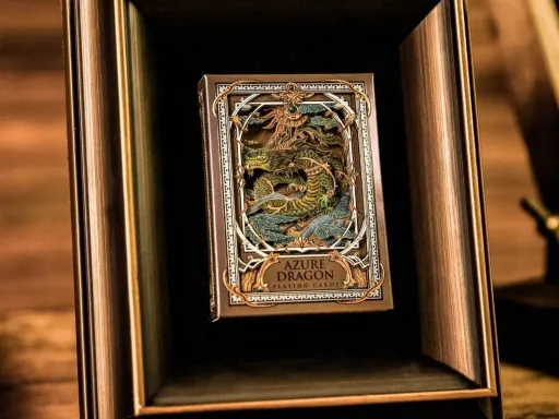 Azure Dragon Playing Cards - Wooden Frame Collecto's Set Thumbnail 1