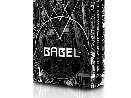 Babel Playing Cards - Black Metallic edition Thumbnail 1