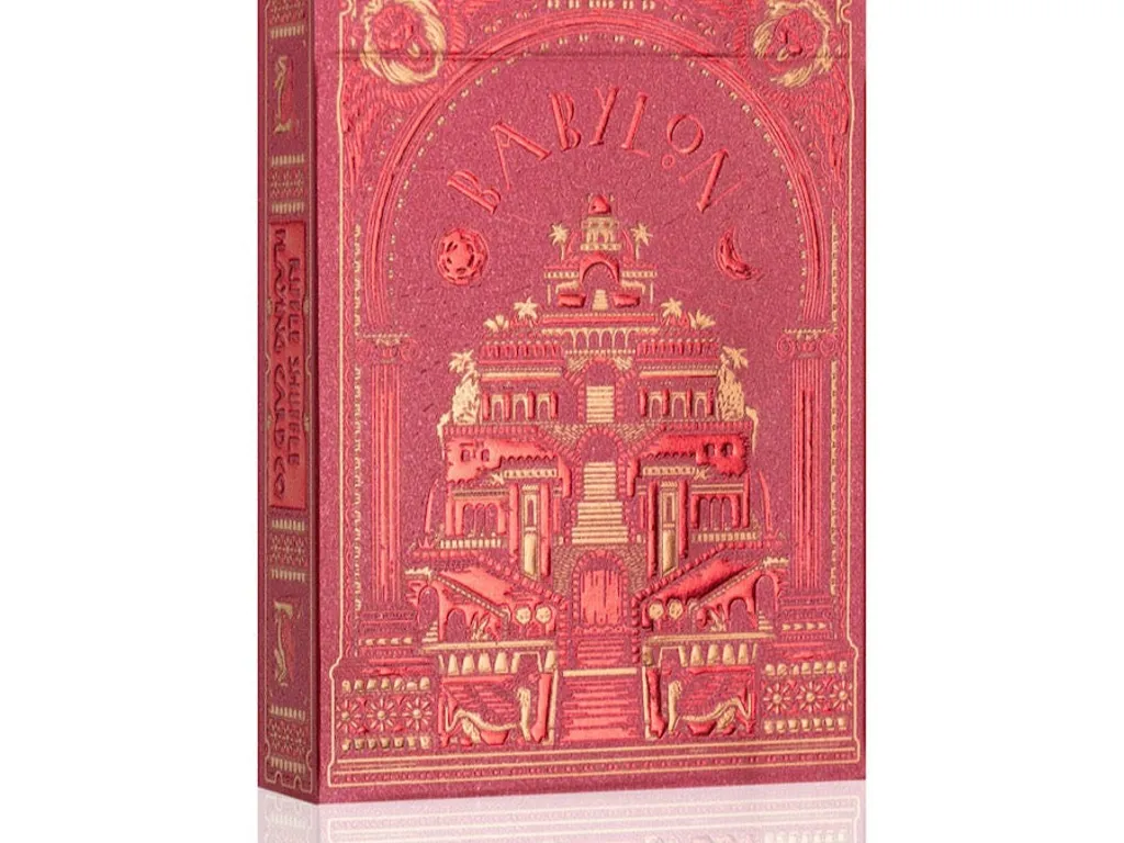 Babylon Playing Cards - Ruby Red 1