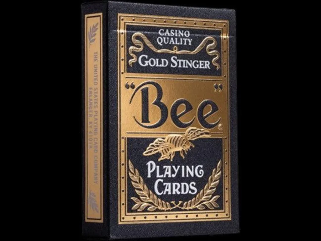 Bee Gold Stinger Playing Cards 1