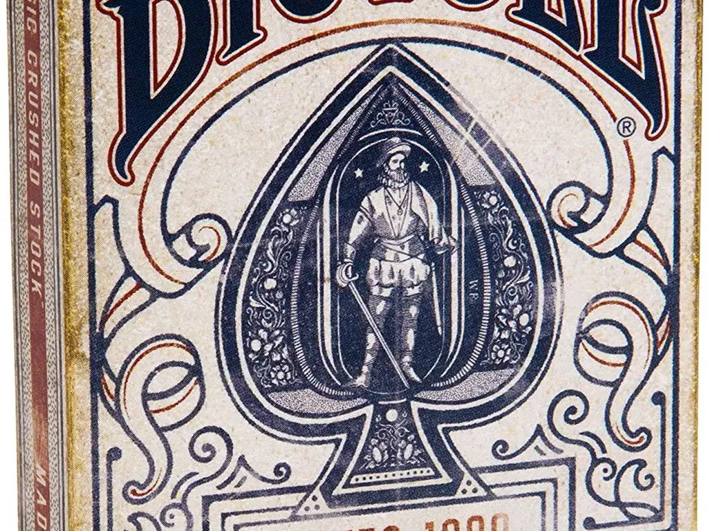 Bicycle 1900's Blue Playing Cards 1