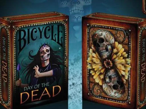 Bicycle Day of the Dead playing cards were inspired by a Mexican holiday observed throughout Mexico and around the world in other cultures which focuses on family and friends gathering to pray and remember loved