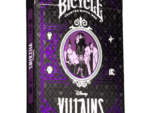 Bicycle Disney Villains by US Playing Card Co - Purple Thumbnail 1