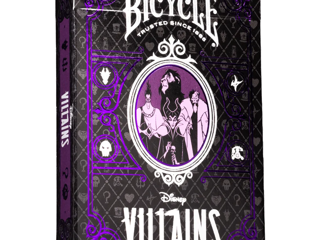 Bicycle Disney Villains by US Playing Card Co - Purple 1