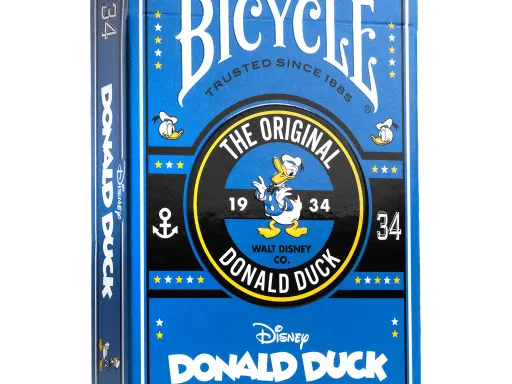 Bicycle Donald Duck Playing Cards were created to celebrate the 90th anniversary of Donald Duck and are officially licensed Disney Playing Cards.United States Playing Cards Company makes premium quality playing cards including the iconic and