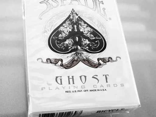 The Bicycle Ghost Gaff deck is a complete collection of special art cards designed to fit secretly with your normal Ghost deck. No spectator expects cards like these, so you can use them to perform