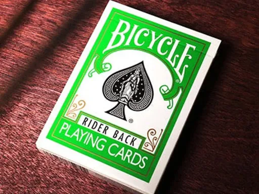 Bicycle Green Rider Back Thumbnail 1