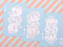 Bicycle Lovely Bear Playing Cards - Light Blue (Limited Edition) Thumbnail 5