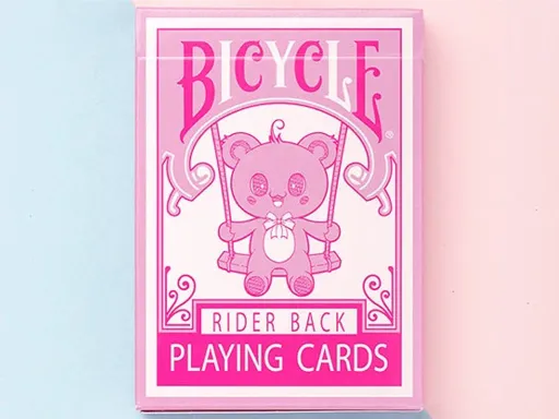 Designed by a secret British designer, Bicycle Lovely Bear Playing Cards are a cute and fun deck guaranteed to brighten up your day! The artist was inspired by her daughter's favorite toy bear, which is