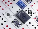 Bicycle Metalluxe Cobalt Rider Back Playing Cards - Blue Thumbnail 2