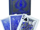 Bicycle Metalluxe Cobalt Rider Back Playing Cards - Blue Thumbnail 4