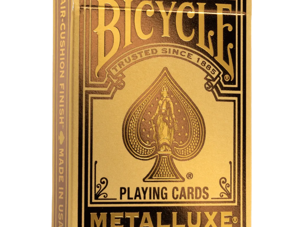 Bicycle Metalluxe Gold Playing Cards 1