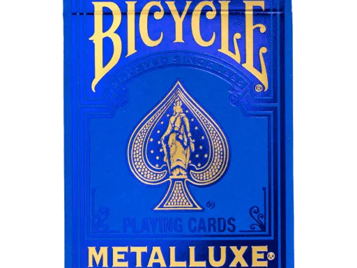 Choose your favourite Metalluxe Color!Bicycle Metalluxe Playing Cards are the latest and best premium quality cards printed by the United States Playing Cards Company. Featuring the timeless Rider Back design and crafted with the finest