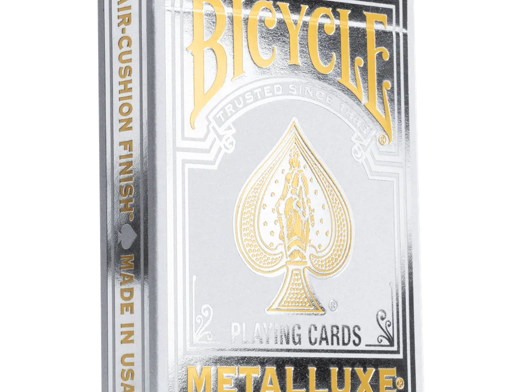 Bicycle Metalluxe Silver Playing Cards 1