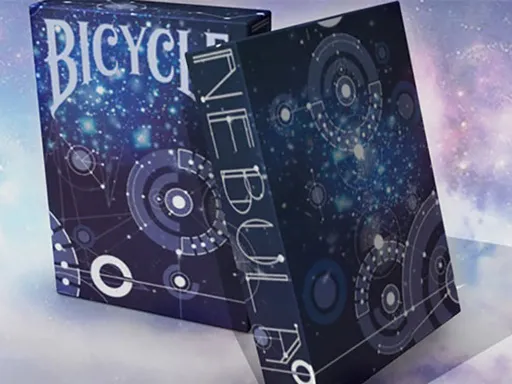 Bicycle Nebula represents the mystery and vastness of outer space. The court cards personify intergalactic bodies and planets. Bicycle Nebula will inspire curiosity next time you look up in the night sky. Printed by USPCC