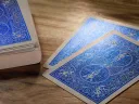 Bicycle Rider Back Cobalt Luxe (Blue) Playing Cards Thumbnail 2