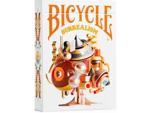 Riffle Shuffle and the very talented artist Omar Aqil present Bicycle Surrealism Playing Cards! The inspiration for this deck comes from Omar's deep studying of Picasso's cubist rendition of reality.Printed by the USPCC on Bicycle