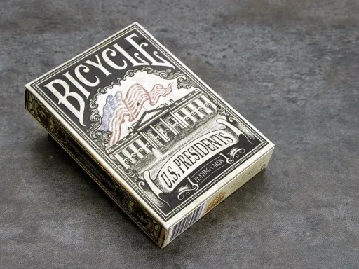 Bicycle US Presidents Playing Cards (Deluxe Embossed Collector Edition) Thumbnail 1