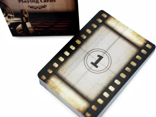 Celebrate Hollywood's Golden Age with these Bicycle Cinema Playing Cards. Designed by Collectible Playing Cards and printed by the USPCC, these cards harken back to the classic films of Charlie Chaplin, Shirley Temple, Joan Crawford,