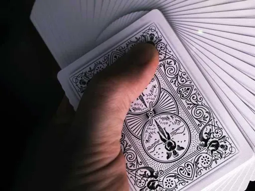 Designed by Ellusionist, Bicycle® Ghost playing cards maintain the classic Bicycle® look and feel, but add their own unique features to it. The black and white design add a spooky yet elegant look to the