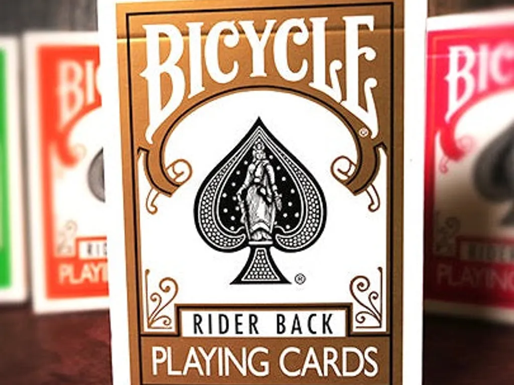 Bicycle® Gold Rider Back 1