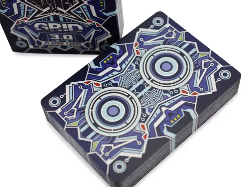 For lovers of technology and sci-fi thrills, Bicycle Grid 3. 0 playing cards are an amazing addition to a fan's collection. Similar to their previous decks, Grid 3. 0 does not disappoint in its mechanical