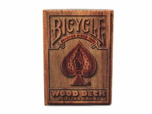 Ready for a deck with a look you've never seen?Bicycle Wood is a re-imagining of Bicycle's iconic Rider Back deck, but with a twist: each card has been completely redrawn to appear as if it