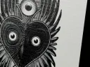 Black Owl Eyes Playing Cards Thumbnail 4