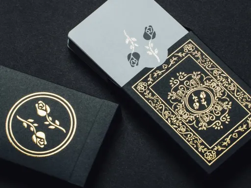 Black Roses 10 Year Anniversary Playing Cards Thumbnail 1