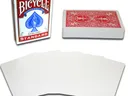 Blank Face Bicycle playing cards. Red Back design. Thumbnail 2