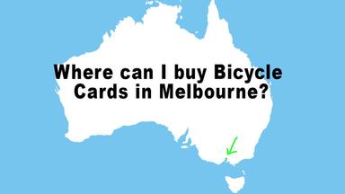 Where can I buy Bicycle Cards in Melbourne?