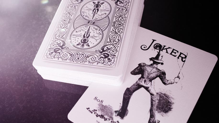 Black Ghost playing cards by Ellusionist