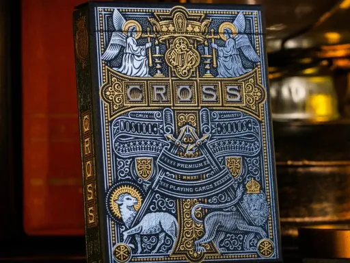 The Cross Playing Cards Admiral Angels Edition is now available in a rare Gilded Variant, limited to just 150 decks.