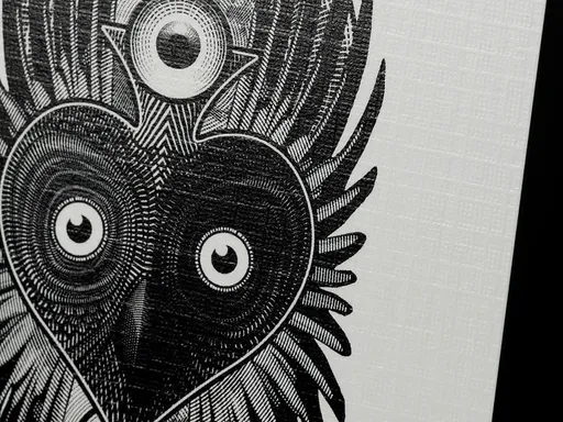 Blue Owl Eyes Playing Cards Owl Eyes Deck: high-quality stock, smooth handling, custom back design, thicker cards, includes jokers with secret reveals, suitable for card games, cardistry, and magic.