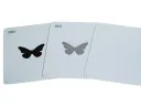 Butterfly Playing Cards Black & Silver Unmarked Thumbnail 9