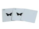 Butterfly Playing Cards - Unmarked Black and White Thumbnail 6