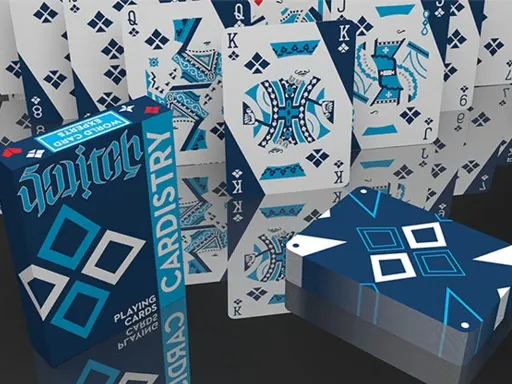 Cardistry Switch is a revolutionary deck specifically built for cardistry and fanning. Sharing the same back design as WTF2, Cardistry Switch allows you to create some nifty tricks in your routine. This deck has De'vo's