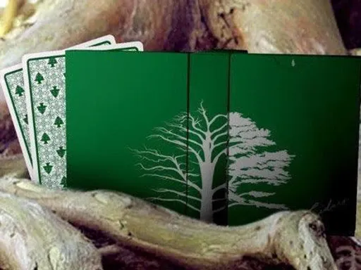 Inspired by the famous Cedars tree in Lebanon and the culture around it like Dabke and costumes from the country.Customized ARRCO court cards and pipsFully customized Ace of Spades that shows the Cedars tree as