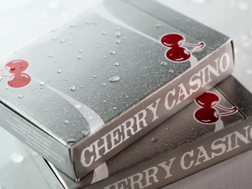 Cherry Casino Playing Cards - McCarran Silver Thumbnail 1