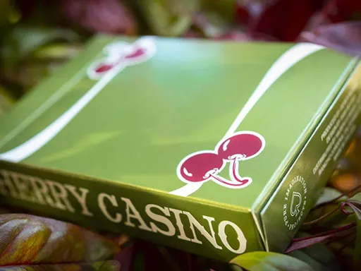 Cherry Casino (Sahara Green) Playing Cards by Pure Imagination ProjectsGrab a deck of traditionally cut Cherry Casino Fremonts (Sahara Green) Playing Cards by U. S. Playing Card Company. See what flourishes and grows in your